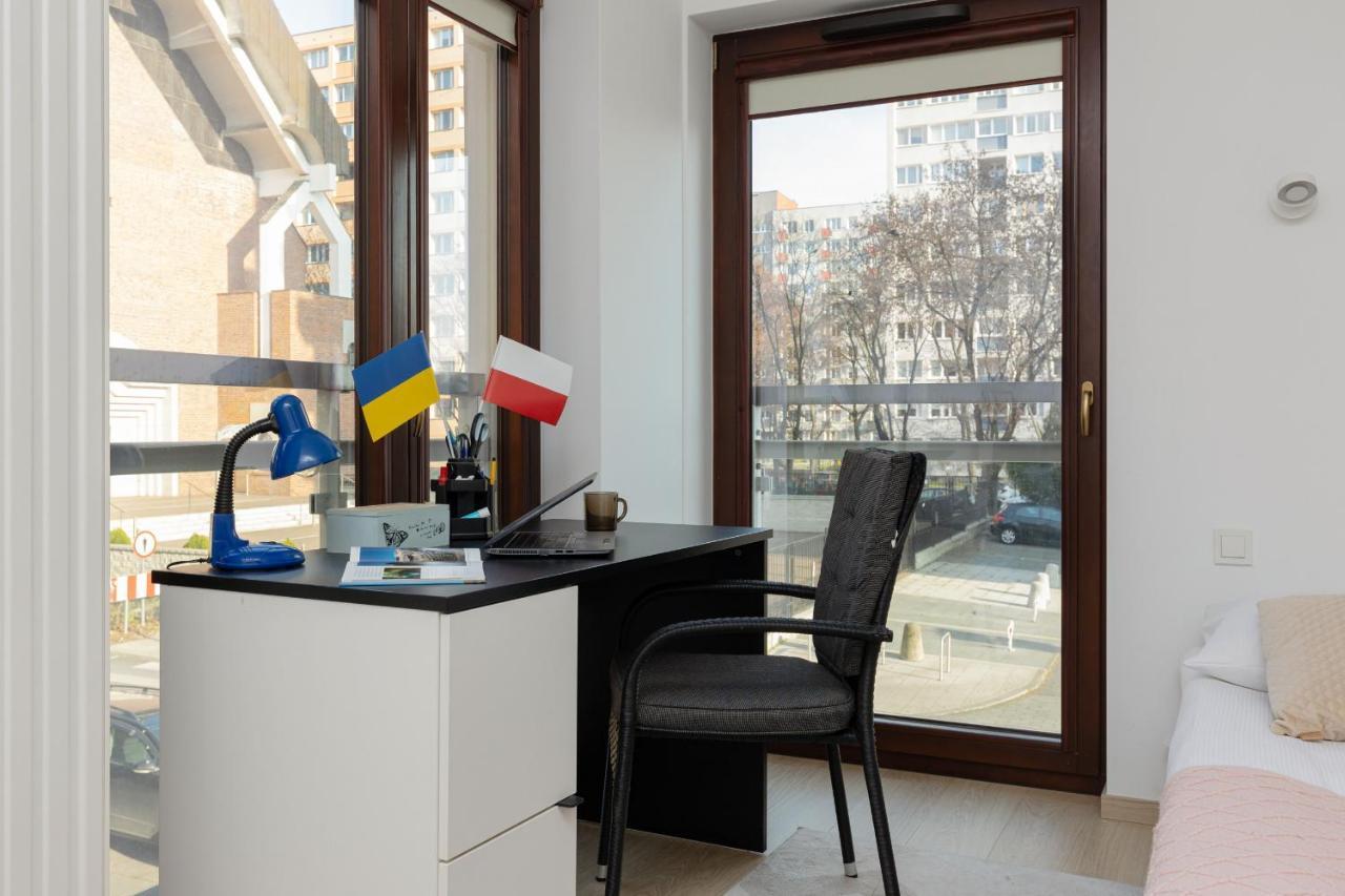 Warsaw Apartment Woronicza Home Office By Noclegi Renters Buitenkant foto